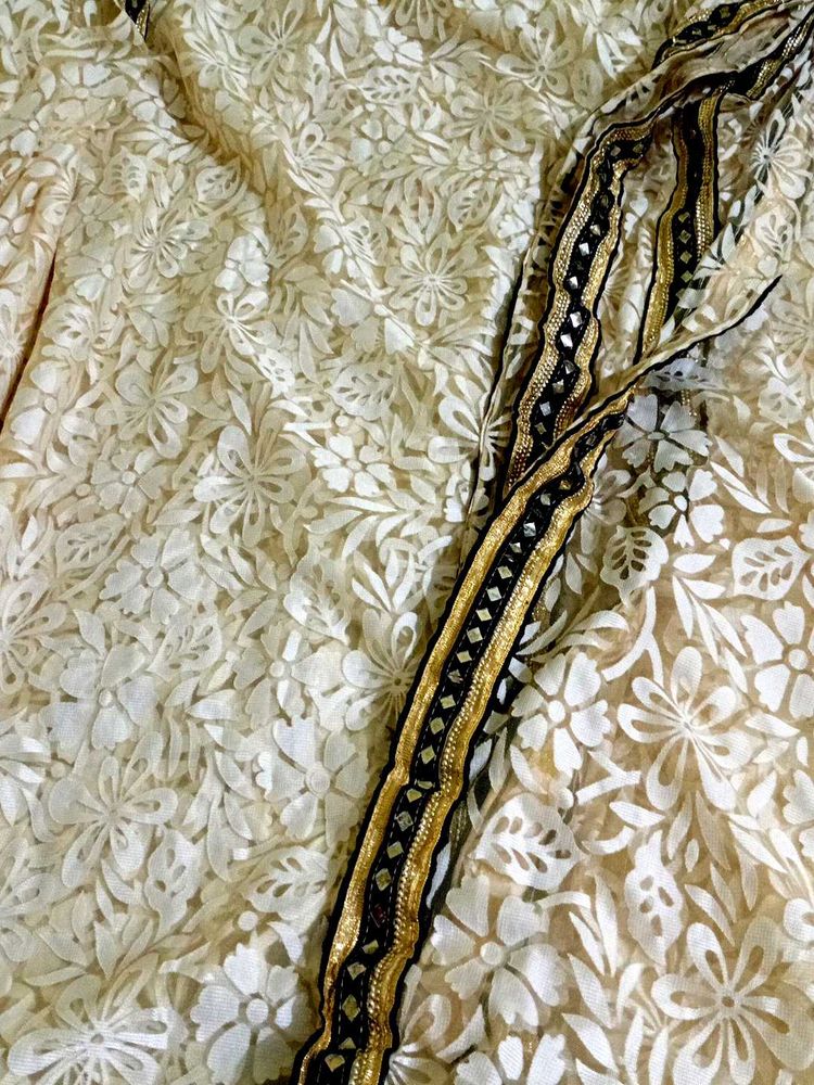 Elegant Embroidered Sari
