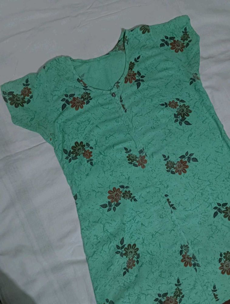 Floral Print Nightgown