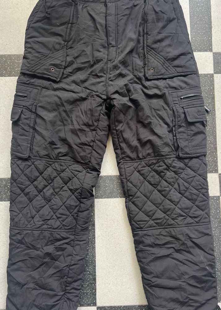 Quilted Cargo Pants