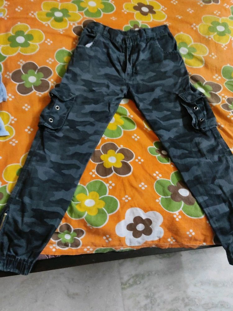 Boys Full Pant 6 Pocket For 6 To 10 Years