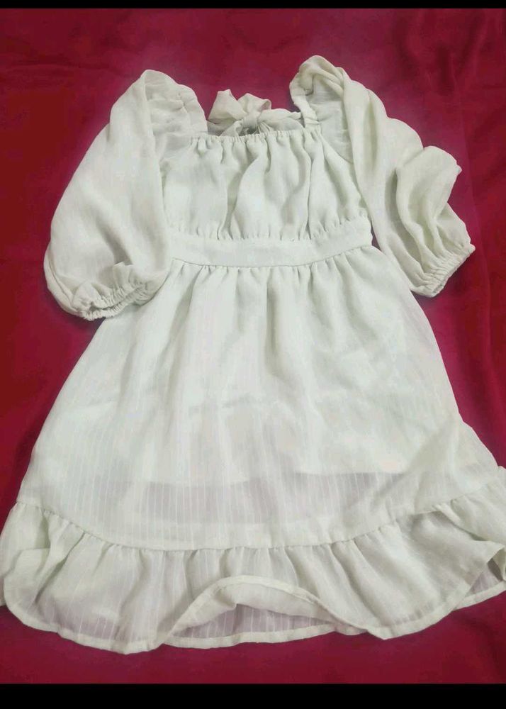 Stylish Flared mint green Mini Dress