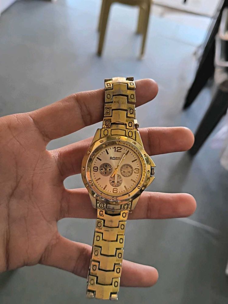 ROSR Gold Watch