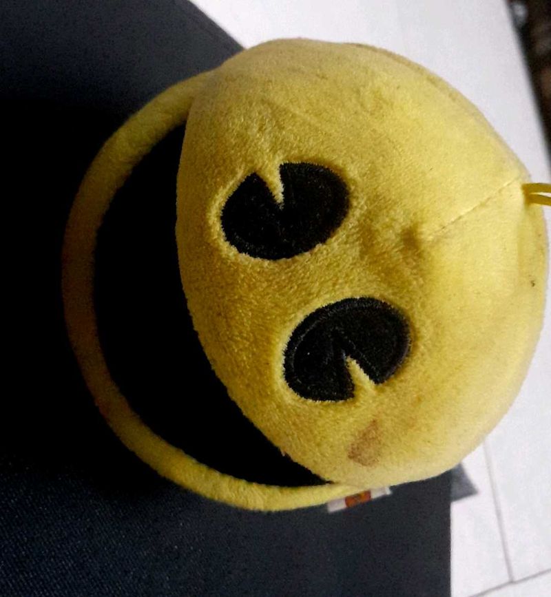 Pac-Man Plush Keychain