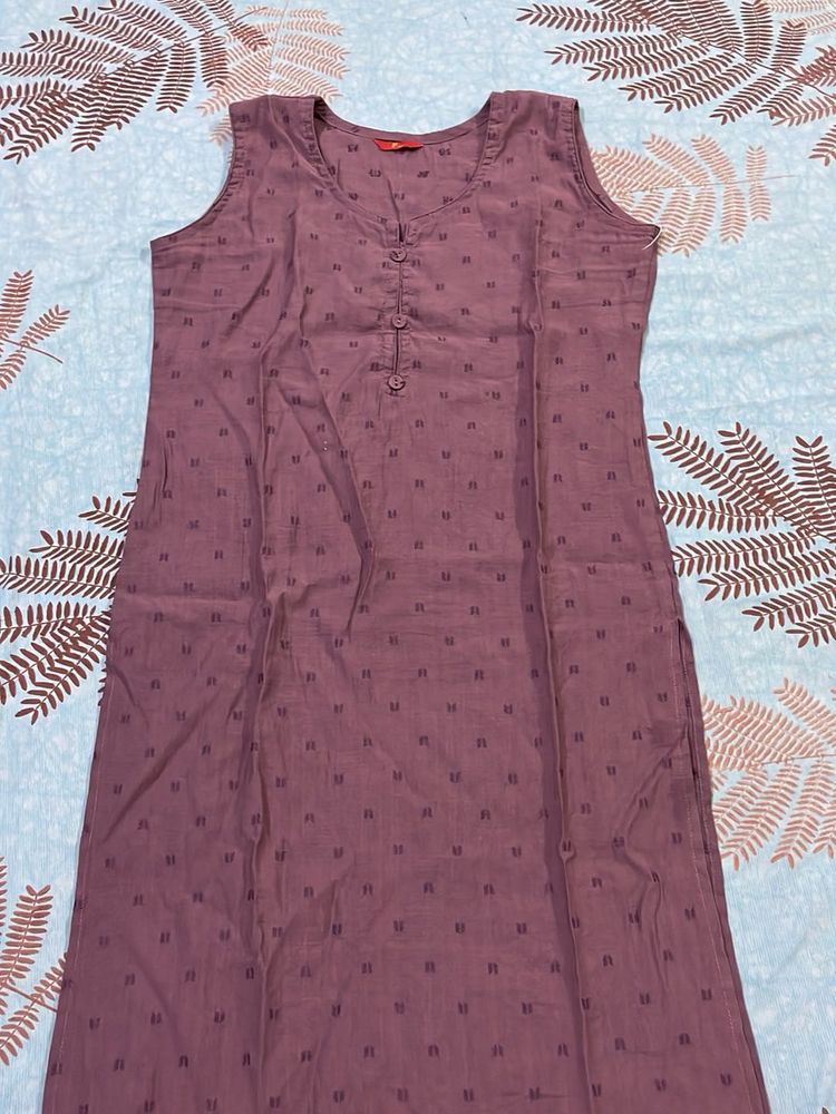 Casual Mauve Kurta