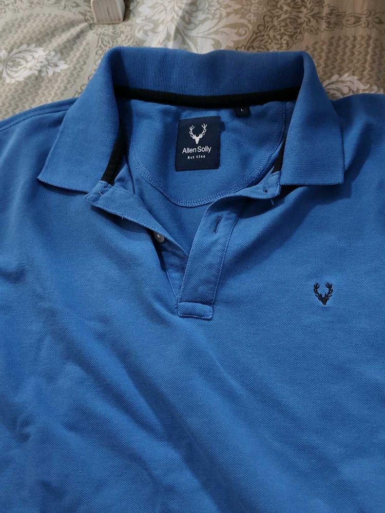 Allen Solly Blue Polo Shirt