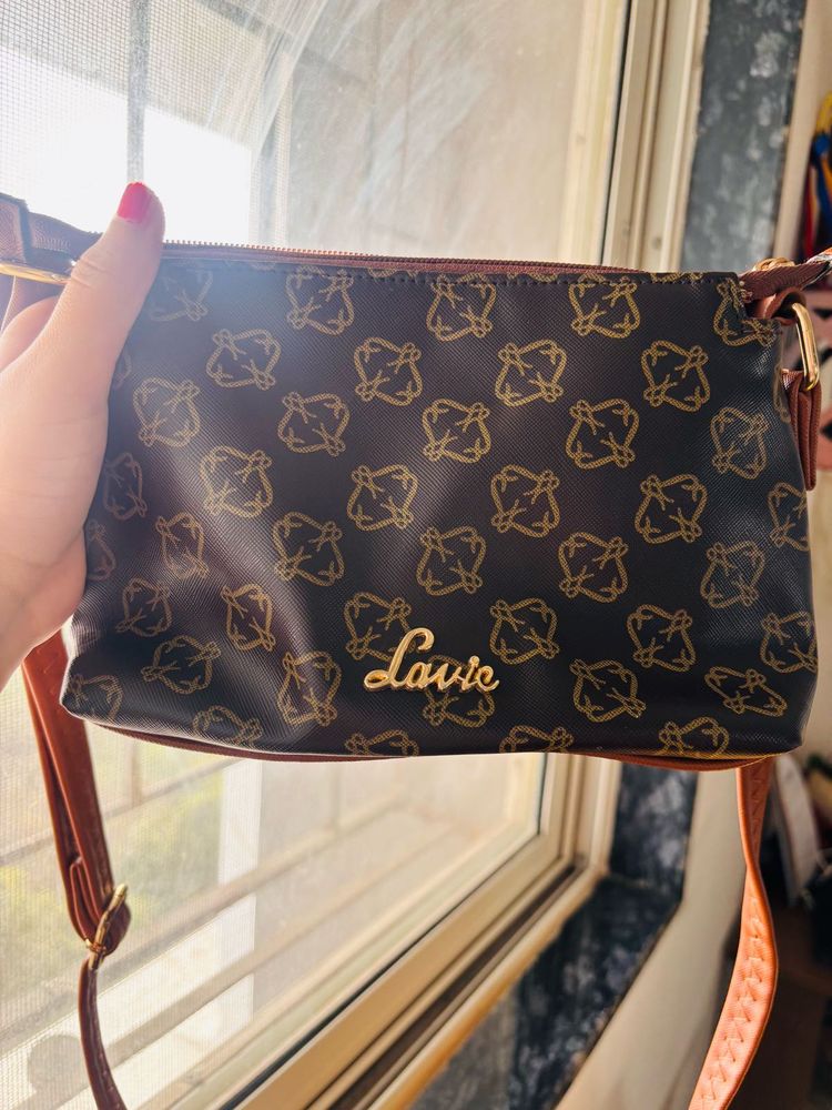 Lavie Brown Crossbody Bag