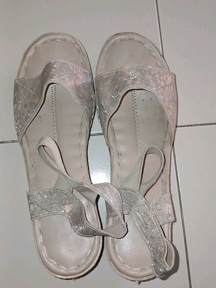 Nude Slingback Sandals