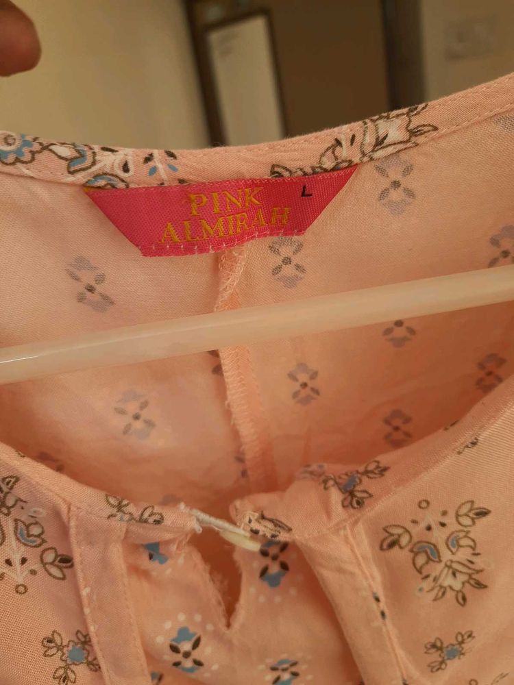 Peach Kurti