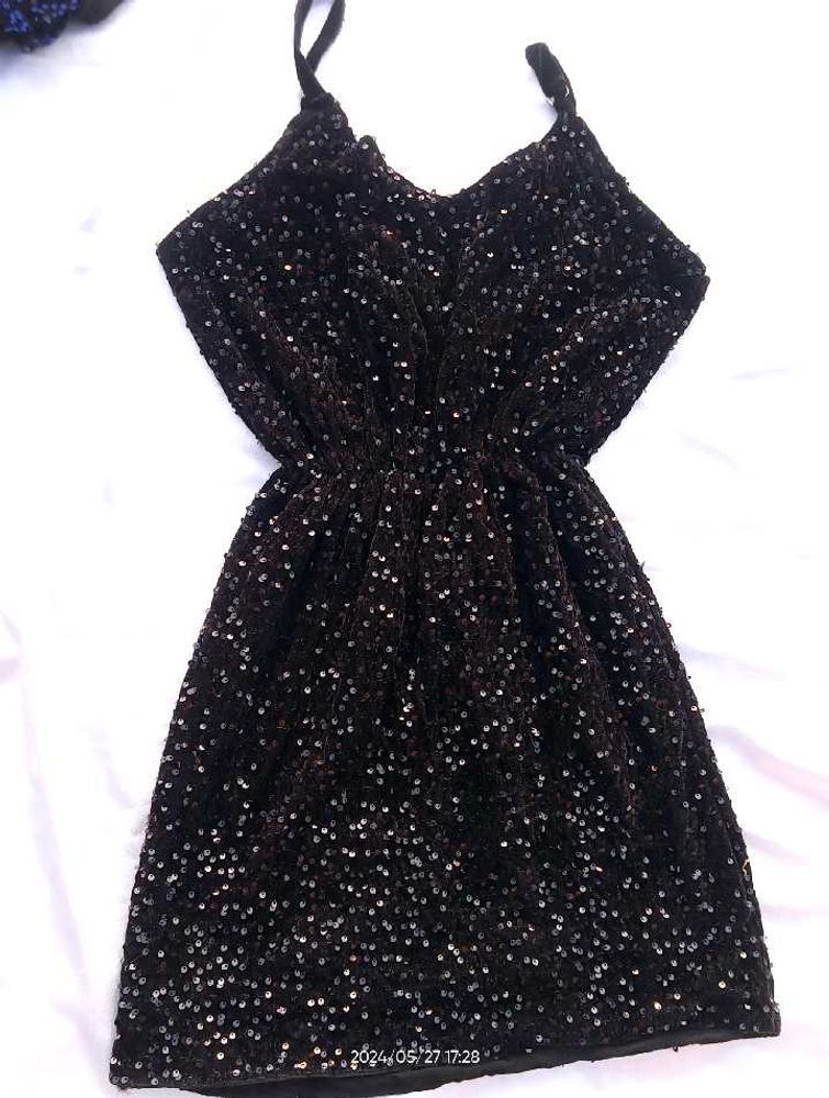 Black Sequence Dress