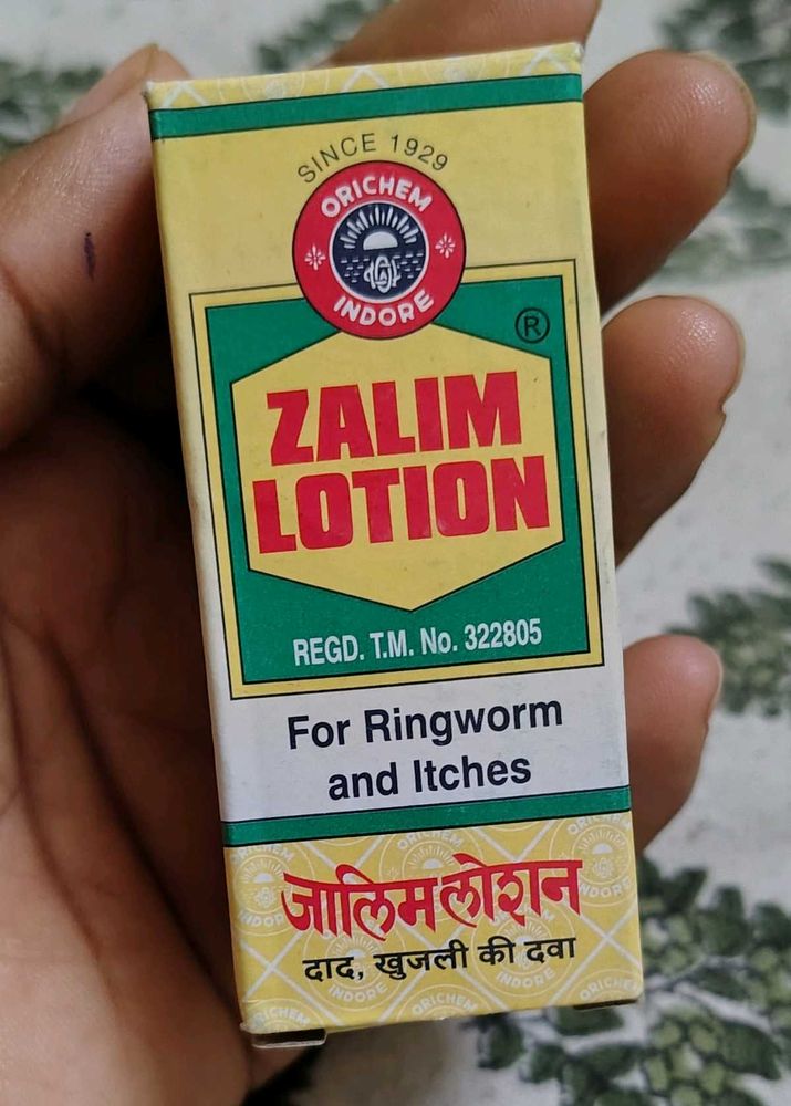Zalim lotion seal packed for fungal infection