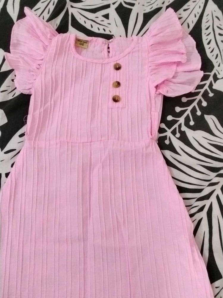 Pink Ruffle Dress