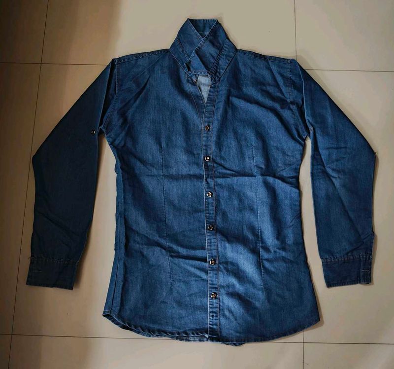 Denim Look Shirt