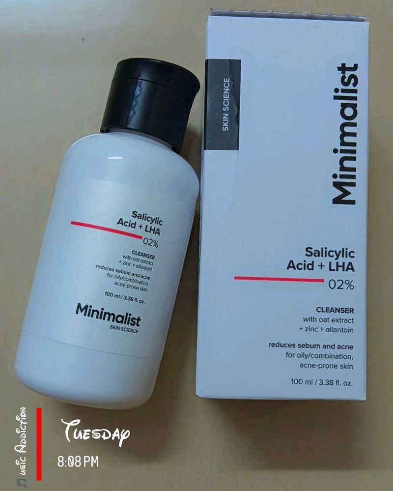 Minimalist Salicylic Acid + LHA 02% Cleanser