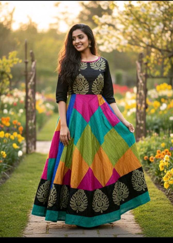 Multicolored Gown