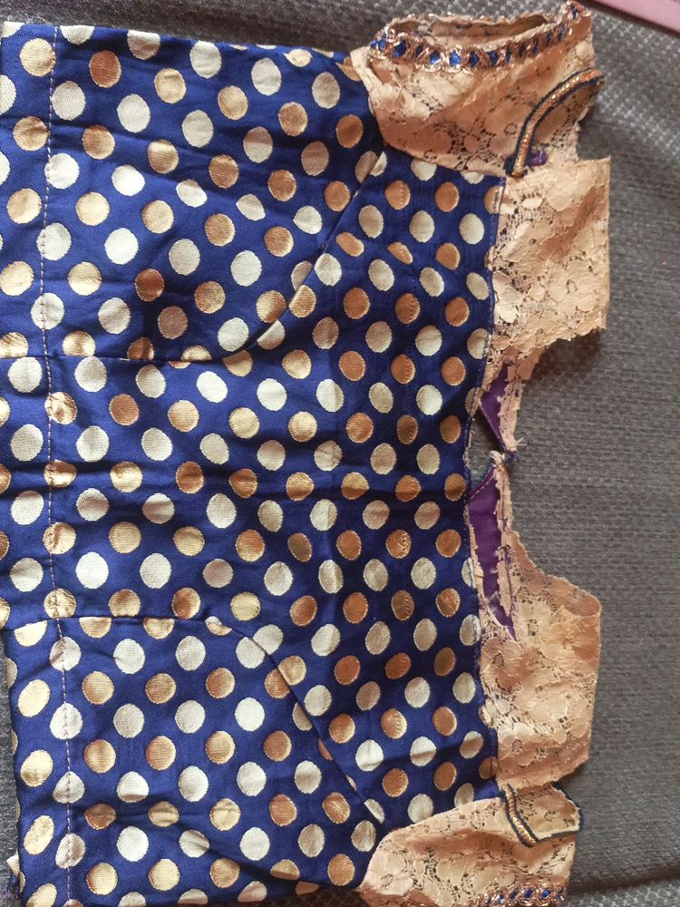 Blue Blouse Navratri