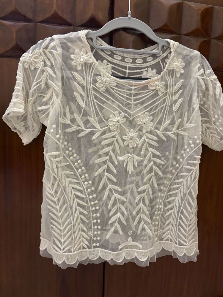 Floral Lace Top