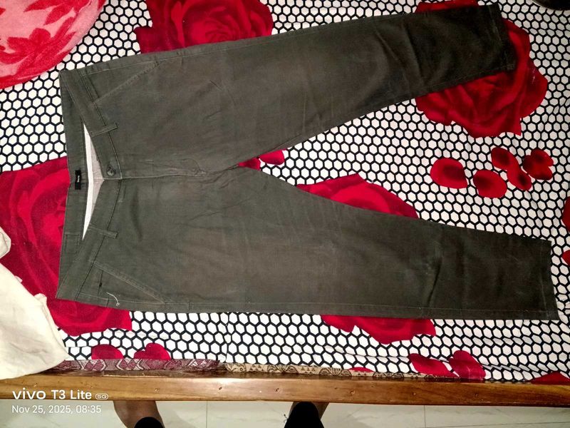 Casual charcoal Green Pants