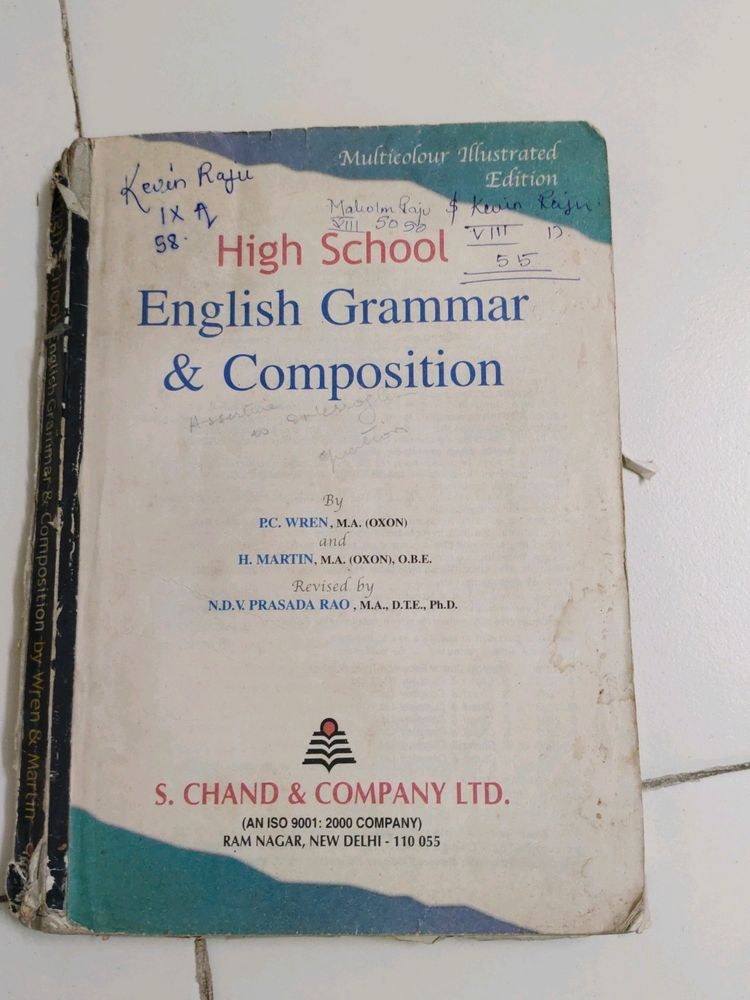 English Grammar And Composition