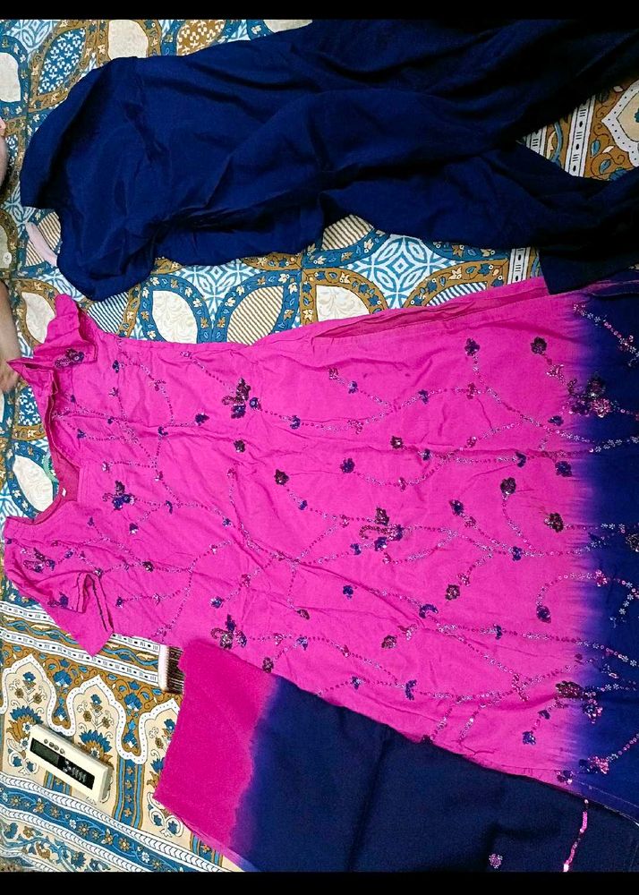 3D Salwar Suit For Women In S Size