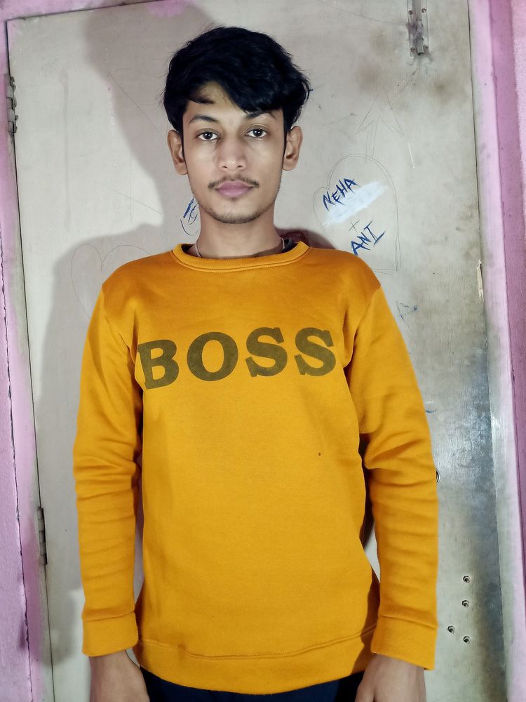 Boss Yellow Sweatshirt