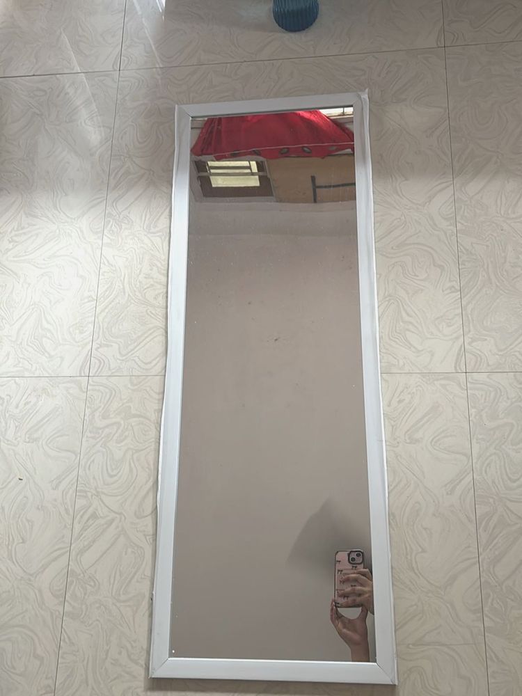 White Border Mirror