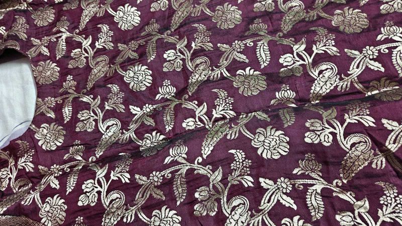 Silk Evergreen Kurti 💜