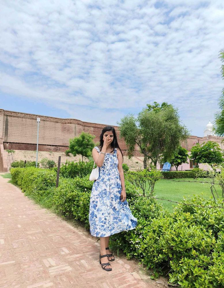 Women Flower Print Dress