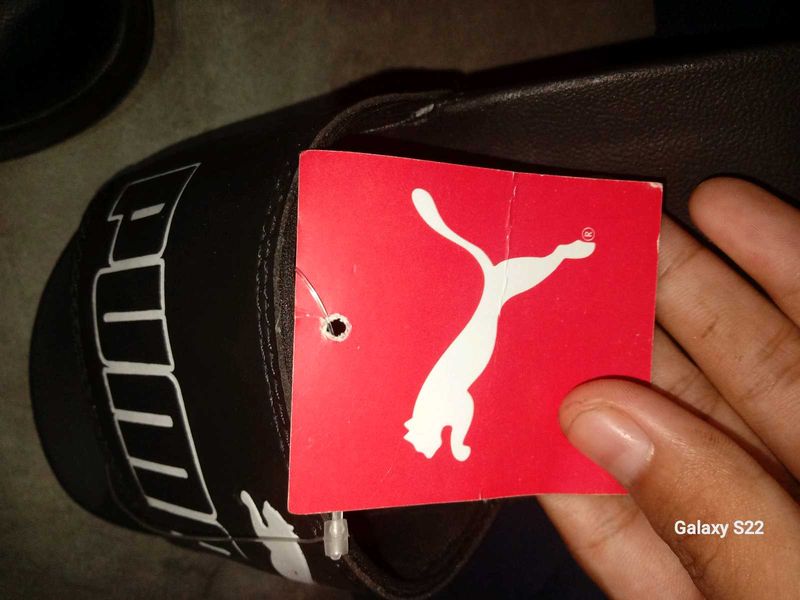 Puma Black Slides