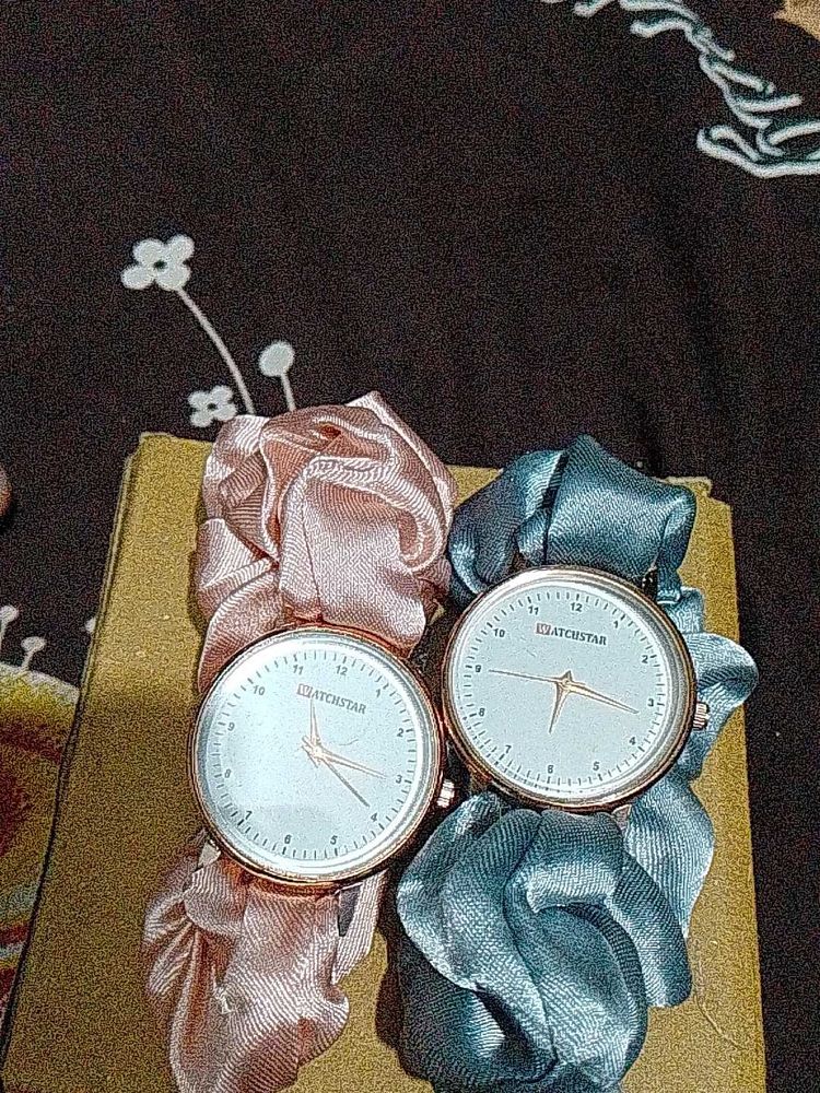 Watchstar Watch Set with Scrunchie Bands
