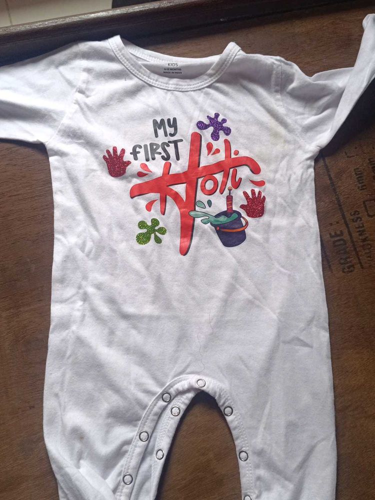 My first holi Dress 6-12 M