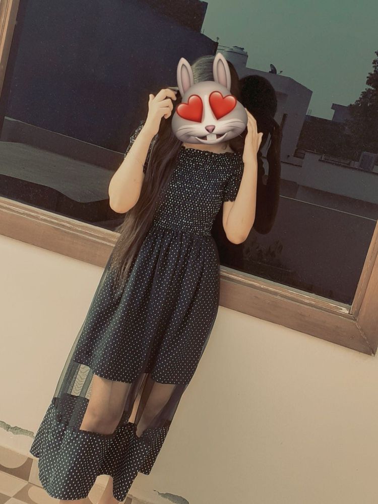 Black Polka Dot Dress