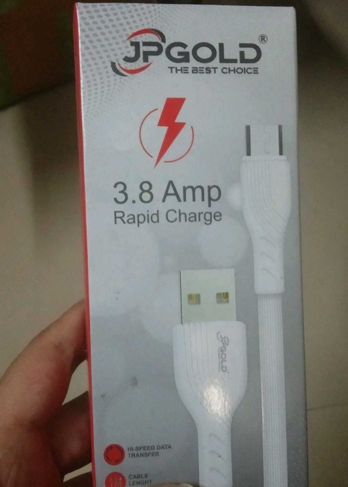 JP Gold 3.8 Amp Rapid Charge Cable