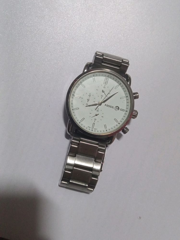 FOSSIL FS4681 SILVER WATCH