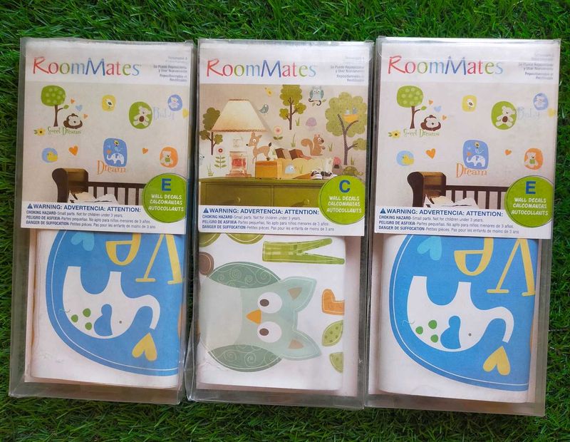 RoomMates Kids Wall Decals - 3 Pack