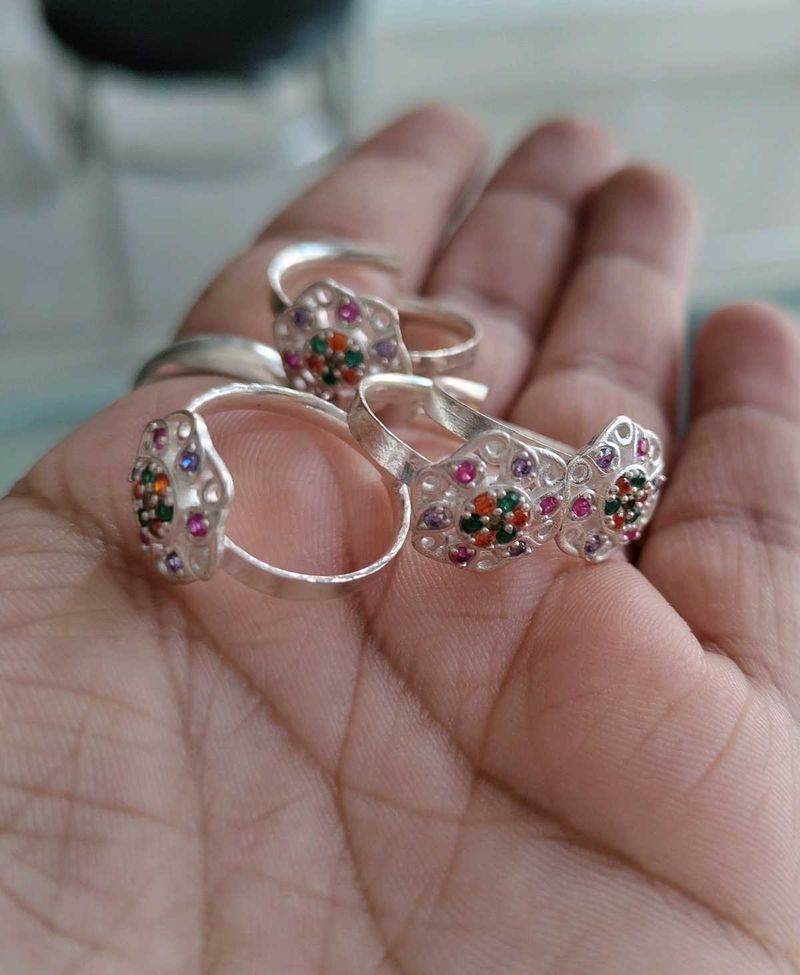 Pure Silver Bichew  For Womens 4 Pcs