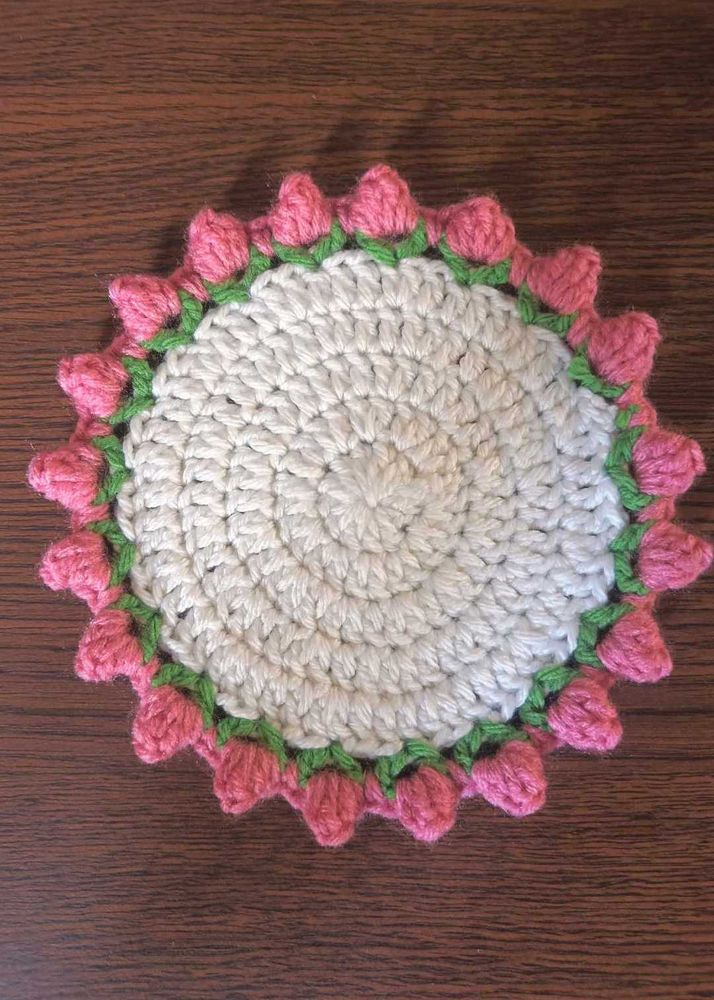 Convertible Crochet Coaster Bouquet