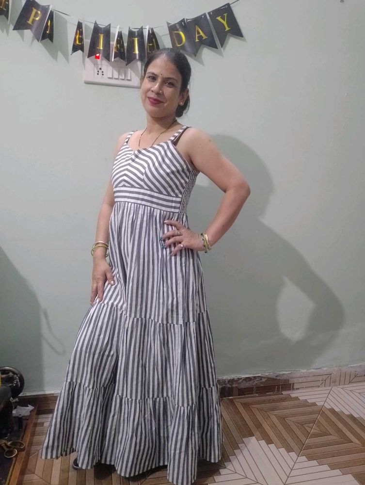 Striped Maxi Dress