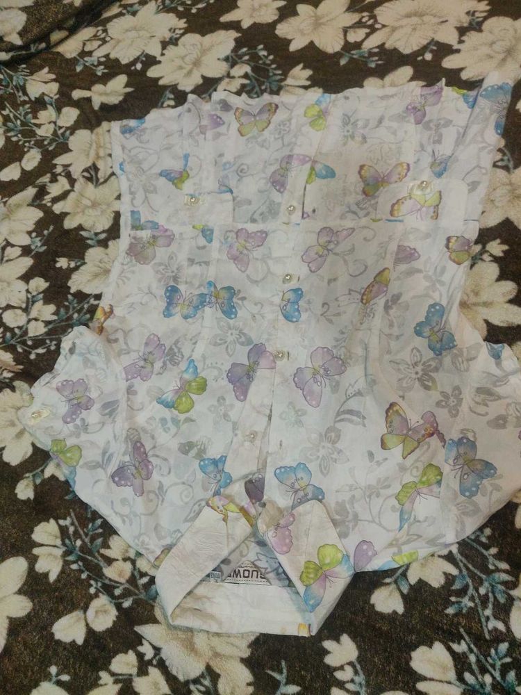 Korean style white shirt