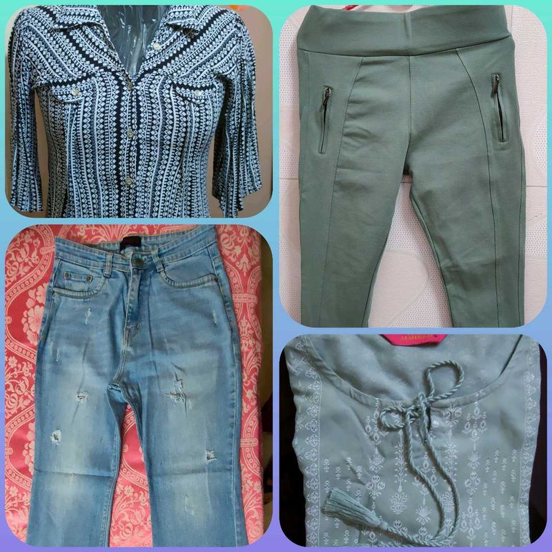 2 Jeans With Tops