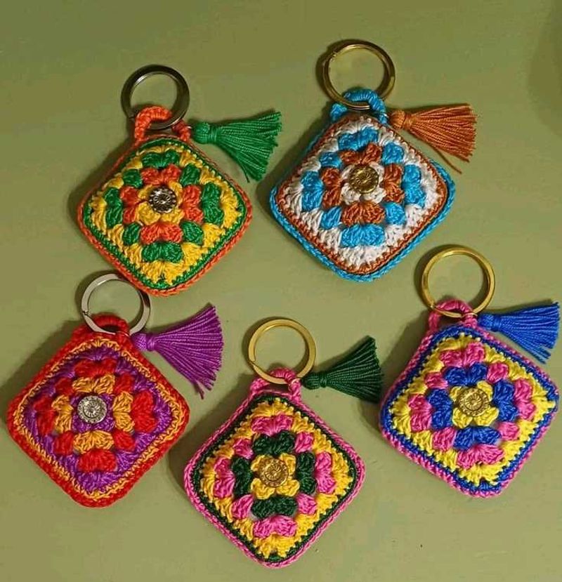 Handmade Crochet Keychain