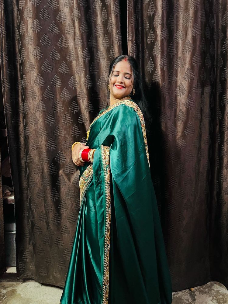 Elegant Green Saree