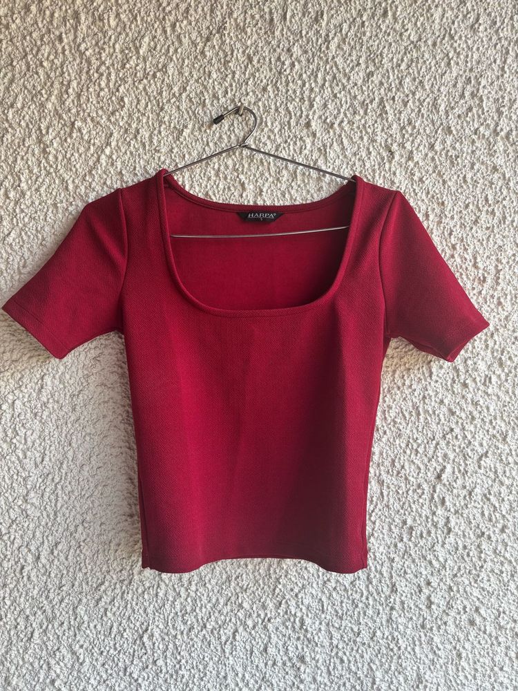 Cute Maroon Top