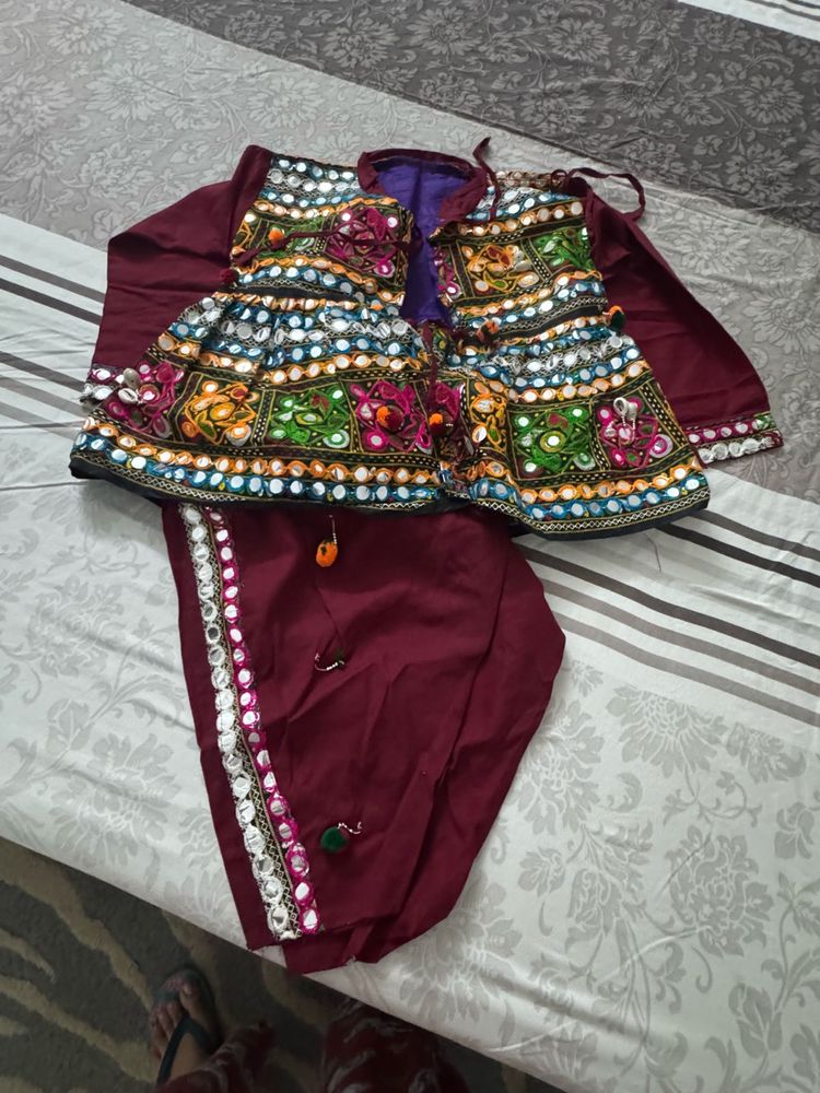 Embroidered Garbha Cum Kanha  Dress For Boys.