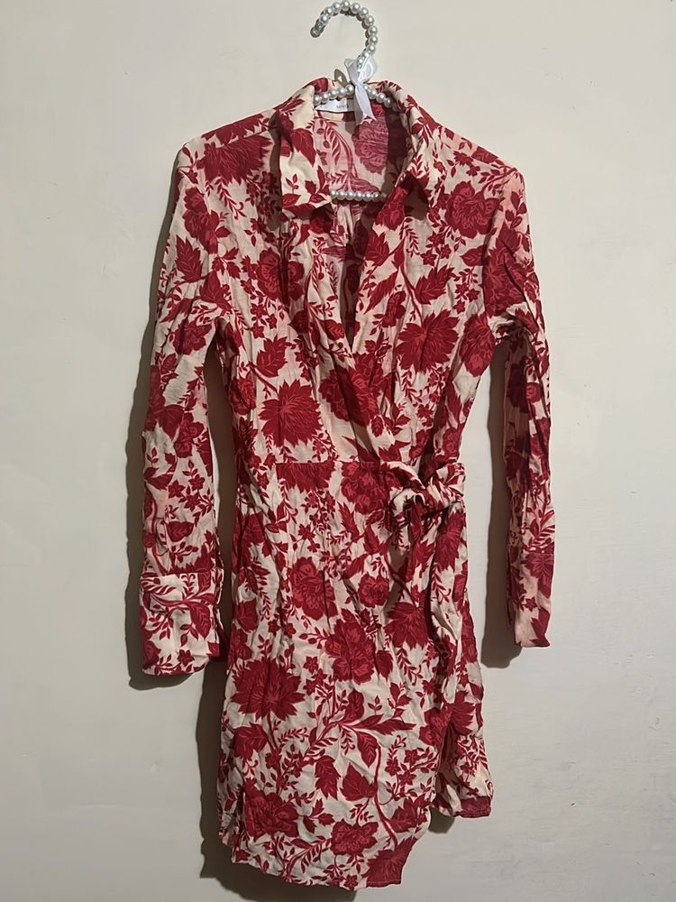 Mango wrap Dress Size :S