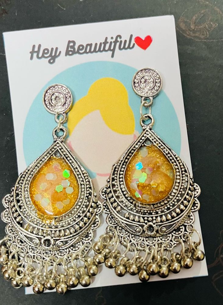 Resin Fancy Party Wear Earrings