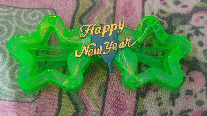 Happy New Year Glasses