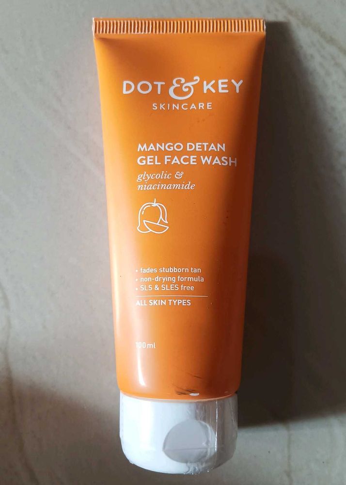 dot and key mango de tan facewash