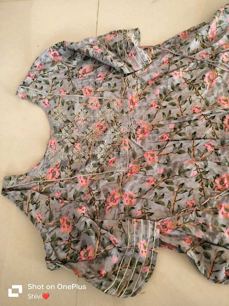 Printed Gawn Kurta