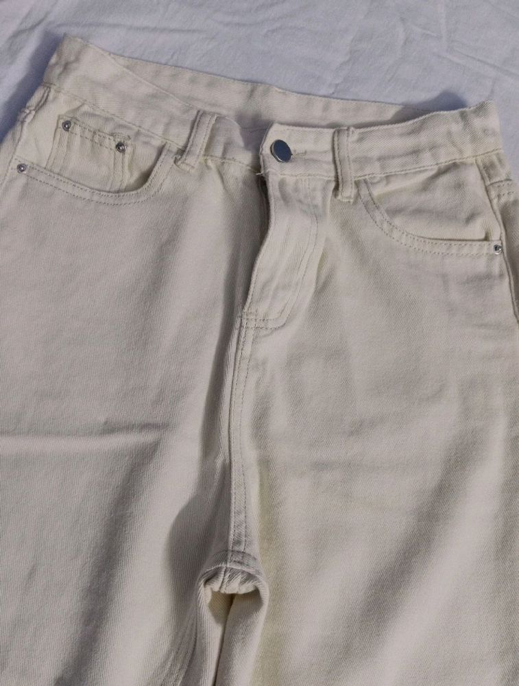 Off White Jeans (Brand New) Size - S Waist 27