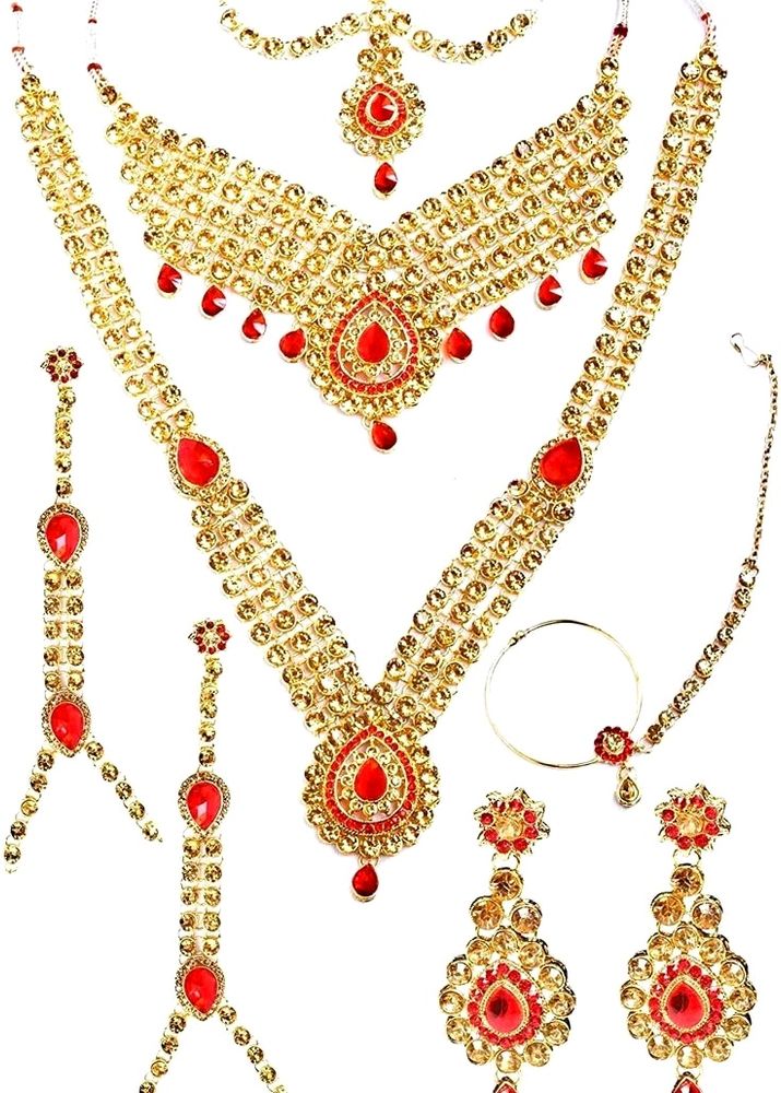 Bridal Jewellery Set 8 Pieces